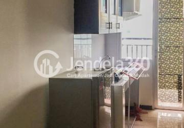 Kitchen Low Floor Studio Apartment with Kolam View at Green Park View Apartment