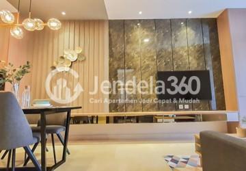 Living Room Affordable 2BR Apartment Middle Floor with city View at Sudirman Suites Jakarta