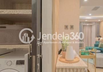 Living Room Low Floor 3BR Apartment with City View at Sudirman Suites Jakarta