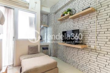 Bedroom Green Pramuka City Apartment Studio Fully Furnished