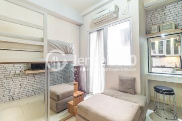 Bedroom Green Pramuka City Apartment Studio Fully Furnished