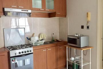Kitchen Low Floor 1BR Apartment with Street view View at Semanggi Apartment