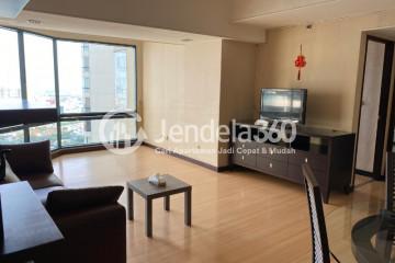 Living Room Taman Anggrek Condominium Apartment 2BR View Swimming Pool & City