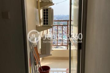 Balcony Homey 2BR Apartment Low Floor with City View at Mediterania Gajah Mada Apartment