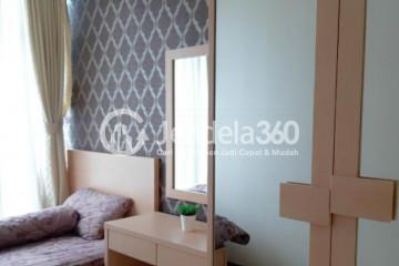 Bedroom High Floor 2BR Apartment with city View at Thamrin Residence Apartment