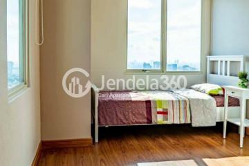 Bedroom High Floor 3BR Apartment with City View at Thamrin Residence Apartment