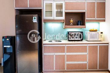 Kitchen High Floor 3BR Apartment with City View at Thamrin Residence Apartment