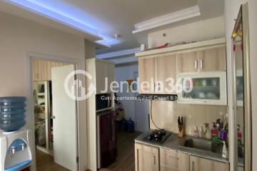 Kitchen 1BR Green Pramuka City Apartment at Middle Floor