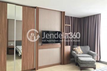 Bedroom 1BR Apartment with City View at Lavenue Apartment