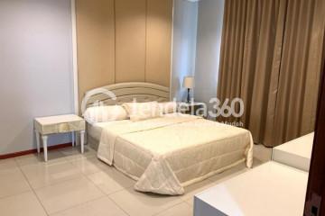 Bedroom 1 2BR Apartment with City View at Thamrin Residence Apartment