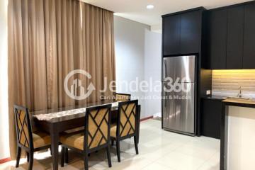 Dining Room 2BR Apartment with City View at Thamrin Residence Apartment