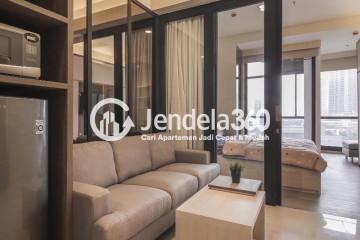 Living Room Sudirman Suites Jakarta 1BR Fully Furnished