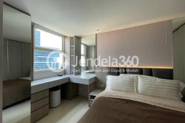 Bedroom Low Floor Studio Apartment with City View at Intermark BSD Tuscany Residence