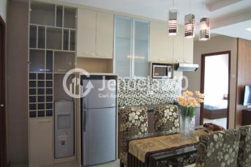 Kitchen Restful 3BR Apartment Middle Floor with City View at Thamrin Residence Apartment