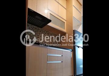 Kitchen Compact Studio Apartment Middle Floor with pool View at Thamrin Executive Residence