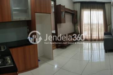 Kitchen Low Floor 1BR Apartment with City View at M Town Signature Serpong