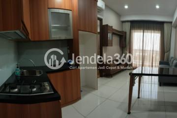 Kitchen Low Floor 1BR Apartment with City View at M Town Signature Serpong