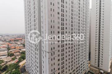 Balcony Studio Apartment with Street View at Bassura City Apartment