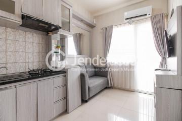 Living Room Green Pramuka City Apartment 2BR Tower Nerine View Main Road