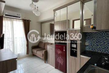 Kitchen Elegant 2BR Apartment at Podomoro Golf View Apartment High Floor