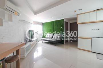 Living Room Green Central City Apartment 2BR Fully Furnished