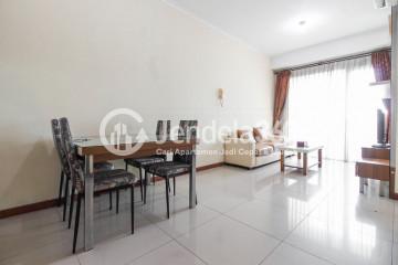 Dining Room Middle Floor 3BR Apartment with City View at Marbella Kemang Residence Apartment