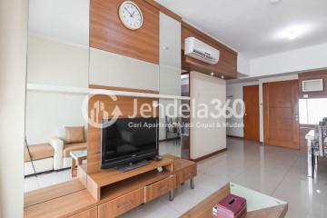 Living Room Middle Floor 3BR Apartment with City View at Marbella Kemang Residence Apartment