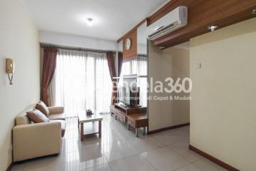 Living Room Middle Floor 3BR Apartment with City View at Marbella Kemang Residence Apartment