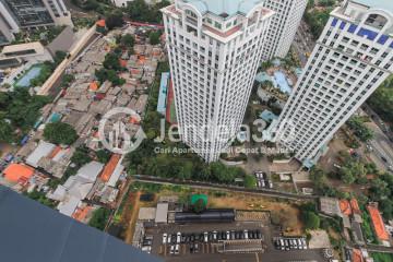 Balcony Sudirman Park Apartment Studio Fully Furnished