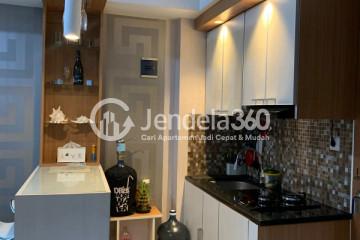 Kitchen 1BR Green Park View Apartment at Middle Floor