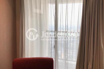 Bedroom High Floor Studio Apartment with City View at Thamrin Executive Residence