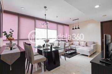 Living Room Ciputra World 2 Apartment 2BR Fully Furnished