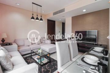 Living Room Ciputra World 2 Apartment 2BR Fully Furnished