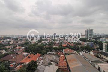 Bedroom Compact 1BR Apartment Middle Floor with City and Front Park View at Lavenue Apartment