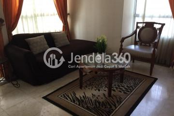 Living Room Essence Darmawangsa Apartment 3BR Fully Furnished