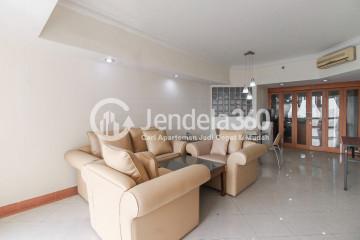 Living Room Lovely 2BR Apartment High Floor with City View at Taman Anggrek Condominium Apartment