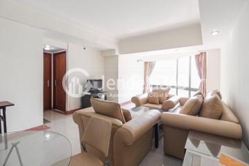 Living Room Lovely 2BR Apartment High Floor with City View at Taman Anggrek Condominium Apartment