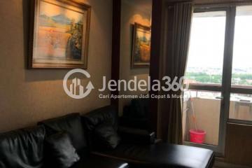 Living Room Strategic Location 2BR Apartment at Paladian Park Middle Floor