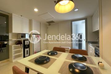 Dining Room Low Floor 2BR Apartment with City View at Ciputra World 2 Apartment