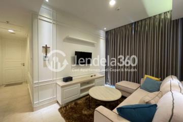 Living Room Low Floor 2BR Apartment with City View at Ciputra World 2 Apartment