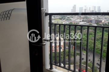 Balcony Middle Floor Studio Apartment with City View at Atria Residence Paramount