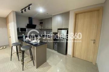 Kitchen Low Floor 2BR Apartment with City View at Hillcrest House Apartment