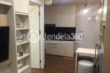 Kitchen 1BR Apartment with Pool View at Saveria Apartment