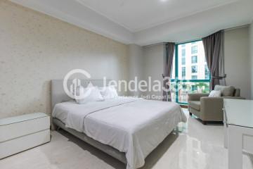 Bedroom 1 2BR Apartment with City View at Casablanca Apartment