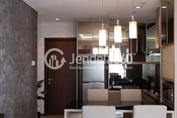 Dining Room 3BR Apartment with City View at Thamrin Executive Residence