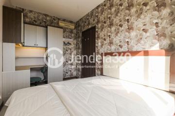 Bedroom Comfortable 1BR Apartment Middle Floor with City View at Scientia Residence Summarecon Serpong