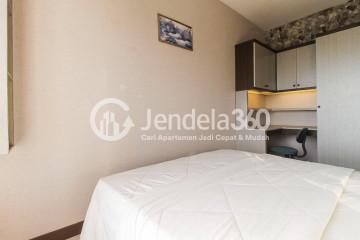 Bedroom Comfortable 1BR Apartment Middle Floor with City View at Scientia Residence Summarecon Serpong