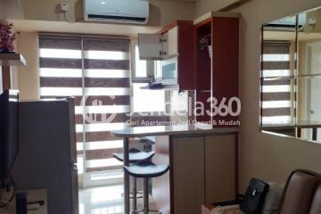 Living Room 2BR Apartment with City View at Bintaro Park View