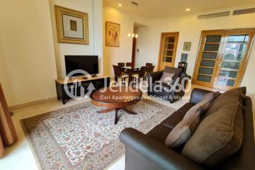 Living Room Senayan Residence 3BR View golf course