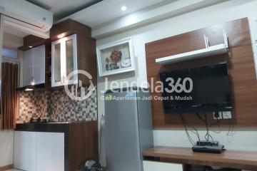 Bedroom Green Palm Residence Studio Fully Furnished